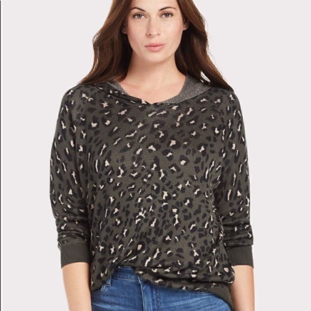 Evereve PEYTON JENSEN Austin Leopard Hoodie